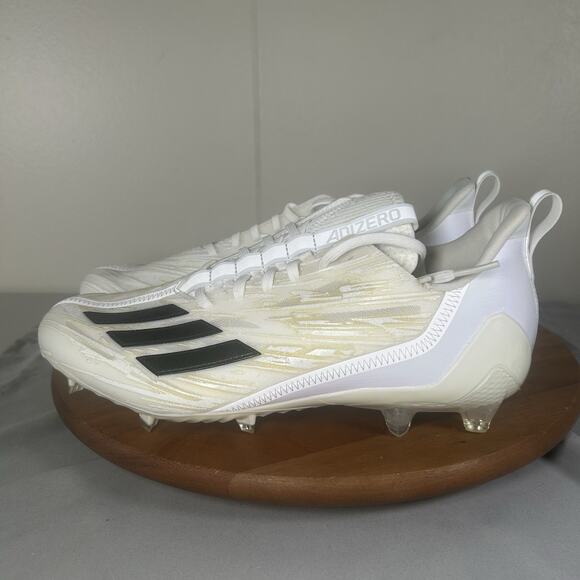 Adidas Adizero Black White Football Cleats GX4049 Men’s Size 12 main image 6